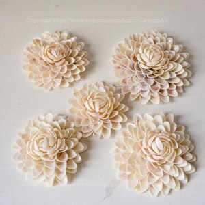 Seashell Flower Handmade From Seashell Natural Seashell Flowers Coastal ...