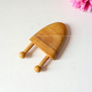 Personalized Green Sandalwood Massage Comb Head Blood Circulation Nose Massage Comb, Head massage comb, Face Massage Comb Gift for Mom