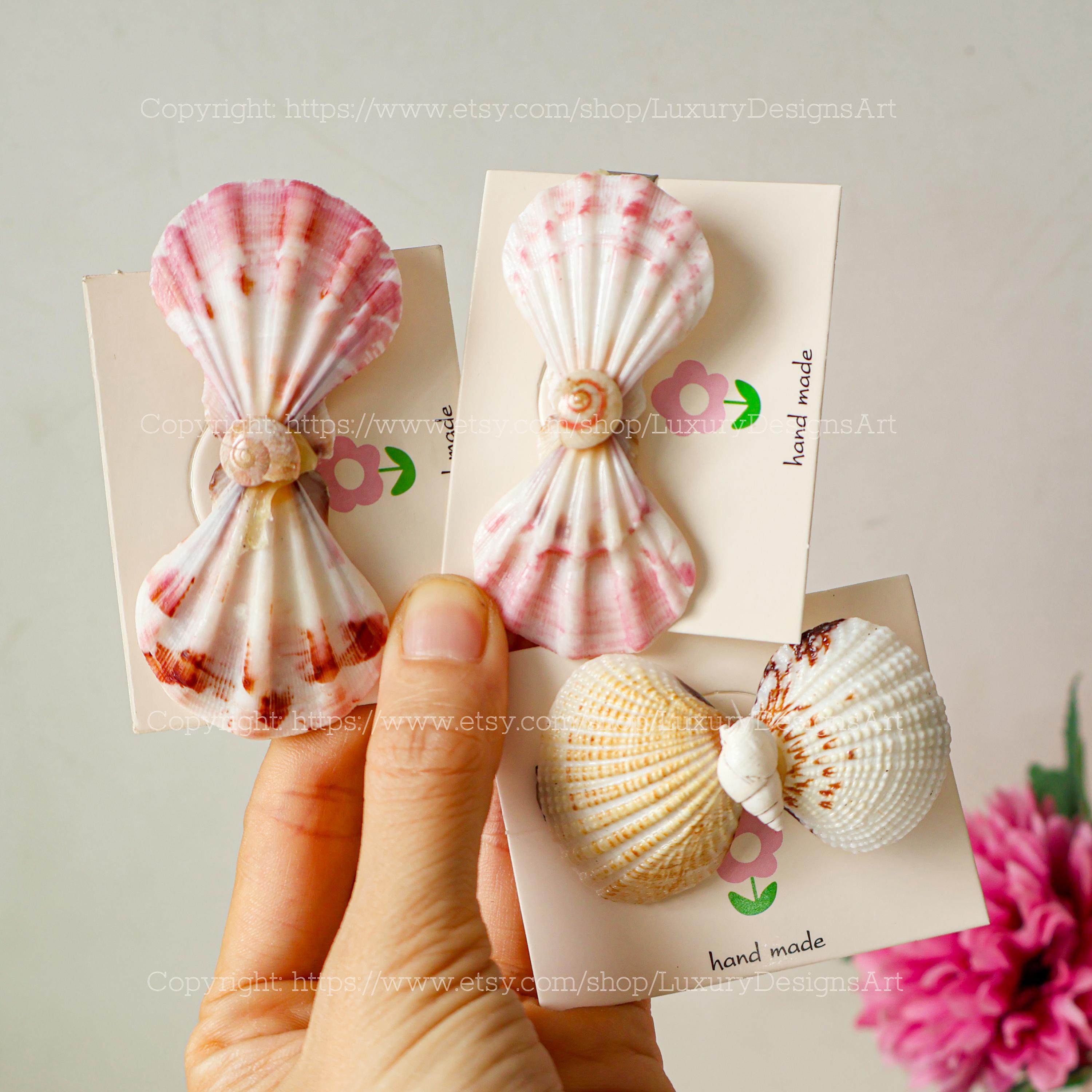 Mermaid-core Seashell Hair Pin Handcraft Mermaid Seashell 