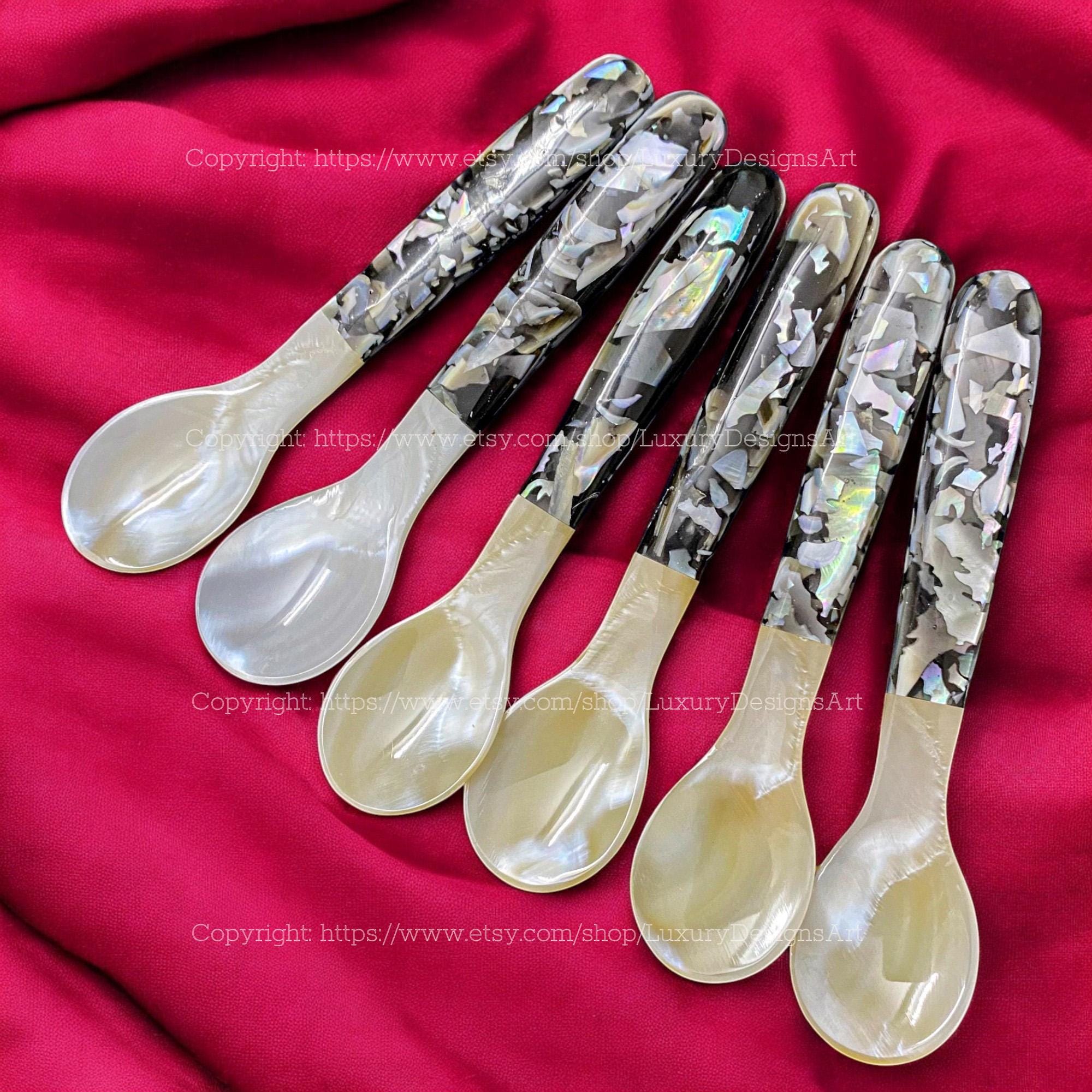 Mother of pearl handle spoons - Etsy 日本