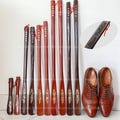 Personalized Long-Handle Shoe Horn for Men Women, Flower Engraved Name Wooden Shoehorn Natural Wood Shoehorn Father's Day Christmas Gift H5 product logo