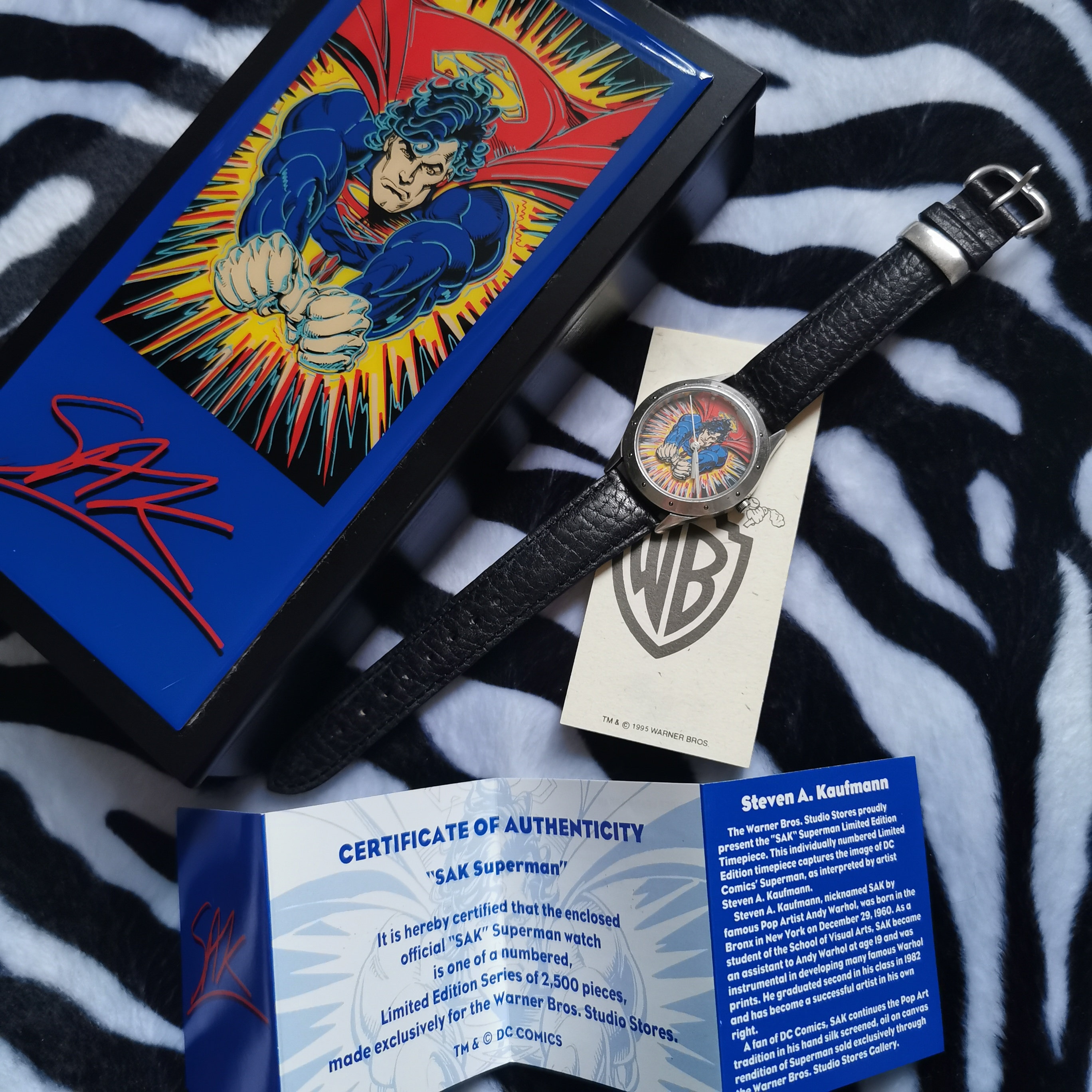 Superman DC Comics Limited Edition Wrist Watch by Fossil Real