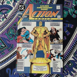 DC Comics presents: Action Comics Golden Anniversary Issue comic book. 1988.