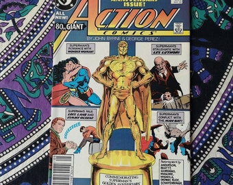 DC Comics presents: Action Comics Golden Anniversary Issue comic book. 1988.