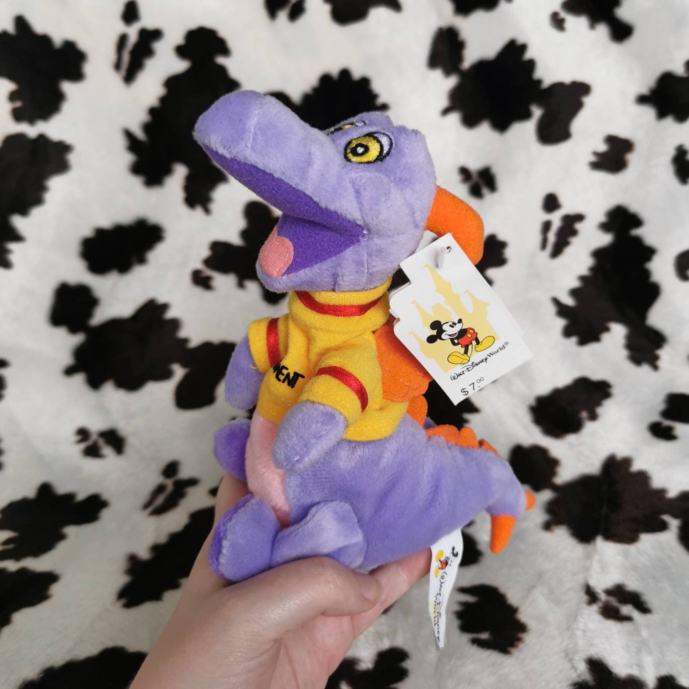 Disney Figment パープルドラゴン 特大 ぬいぐるみ フィグメント