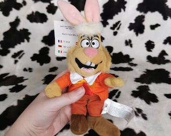 Vintage Disney März Hase Alice im Wunderland Sitzsack Plüschtier Plüschtier SELTEN
