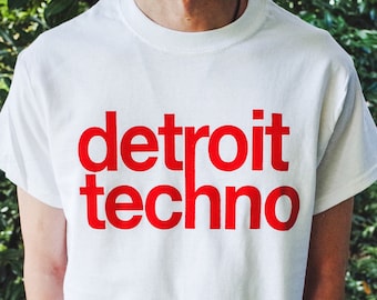 Detroit Techno Screenprinted T-shirt, Midwest Acid Raver Tee