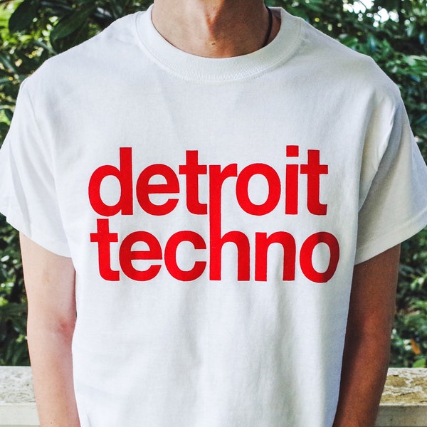 Detroit Techno Screenprinted T-Shirt, Midwest Acid Raver Tee, 90s Chicago House, Drum N Bass, UK Jungle, Trance, Goa Psytrance, Dubstep, EDM