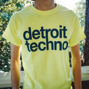 Neon DETROIT TECHNO Screenprinted T-Shirt, Midwest Acid Raver, Chicago House, Drum N Bass Jungle, UK Garage, Trance, Psytrance, Plur 90s image 8
