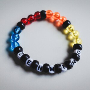ZEN MIND Dharma Bums Bracelet, Buddhist Beat Generation Poetry Friendship Bracelet Buddha On The Road Spiritual Koan Meditation Healing Gift