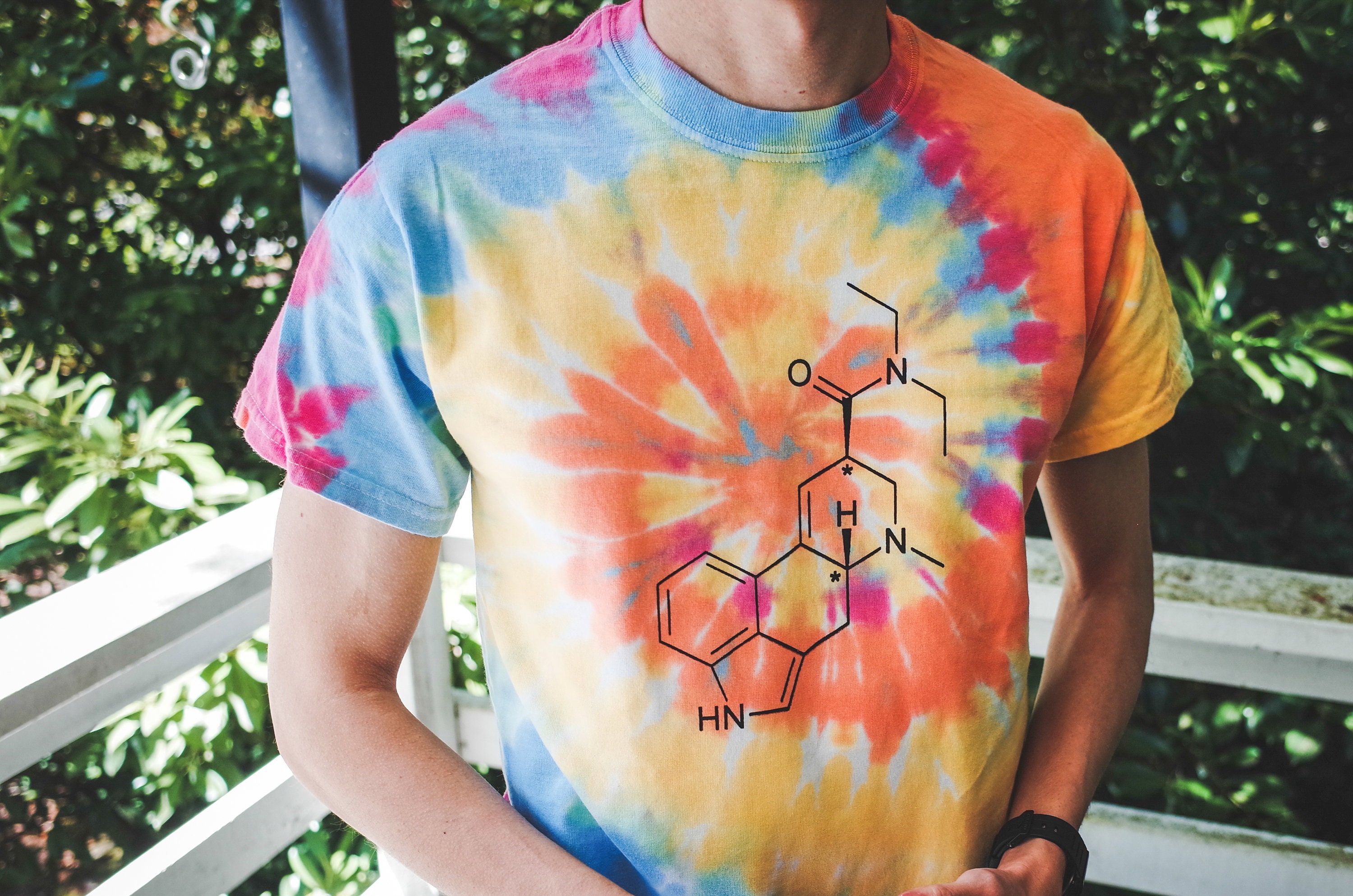 chemistry tie dye shirt