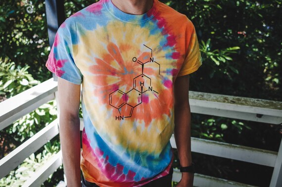 LSD Psychedelic Chemical Compound Tie 
