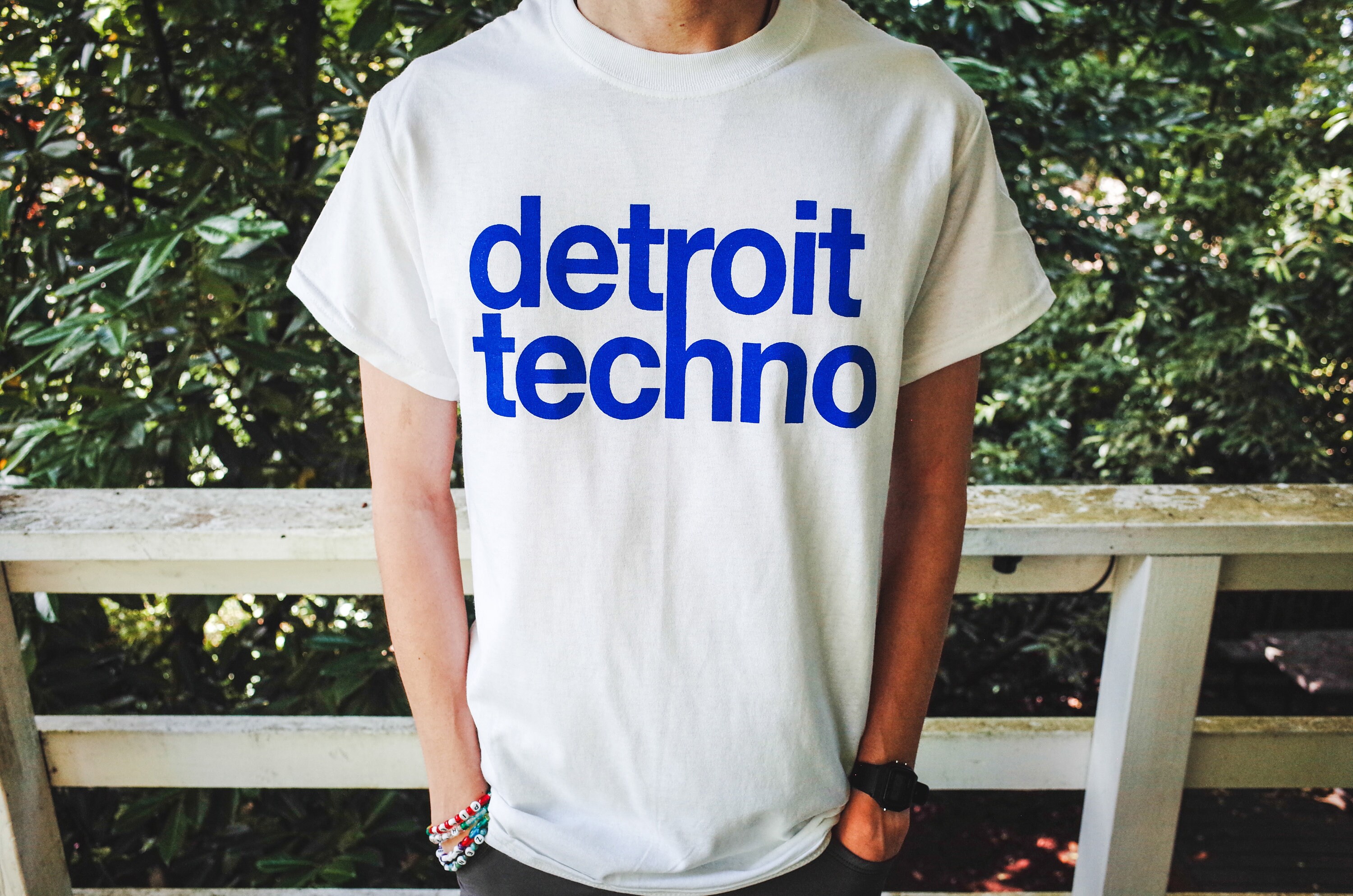 【Raucohouse】Detroit retro tee Detroit Techno Screenprinted T-shirt, Midwest Acid Raver Tee