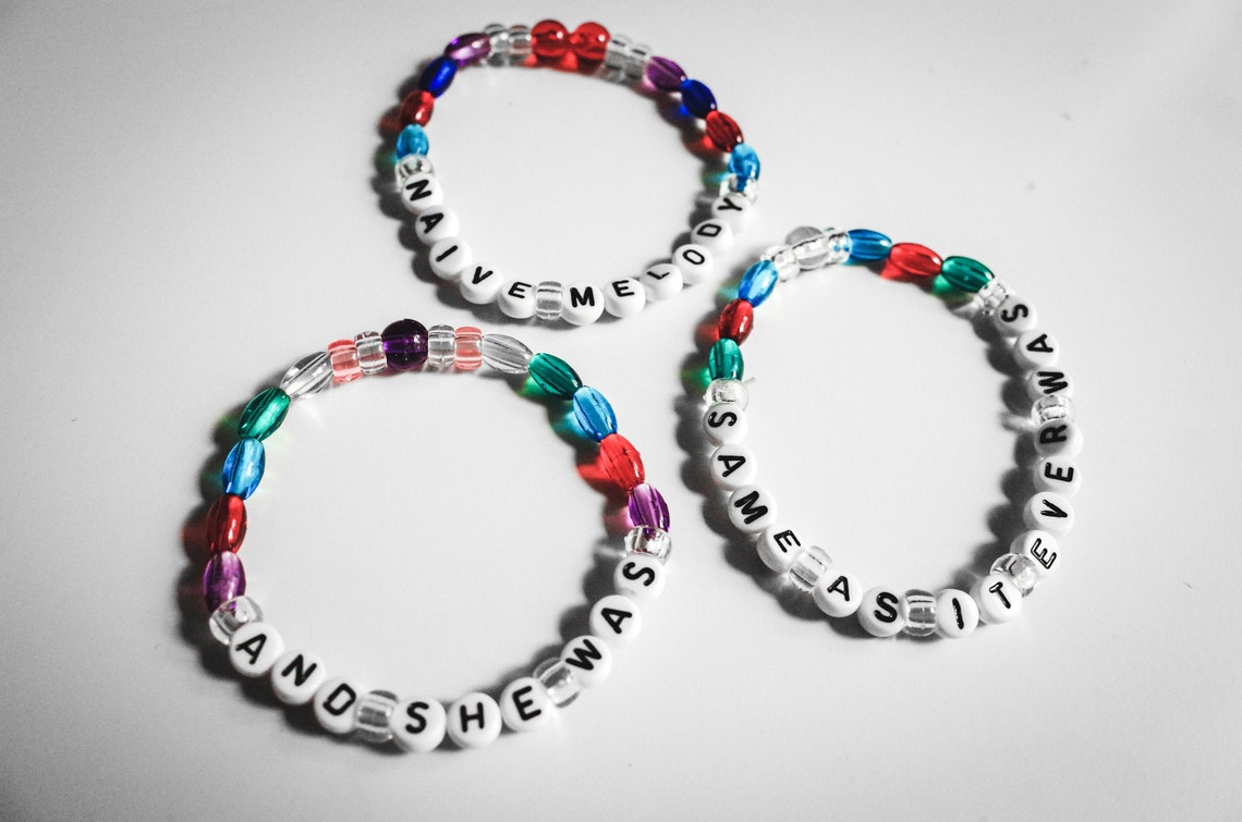 3pack New Wave Fan Bracelets Postpunk Rock Indie Eighties Etsy