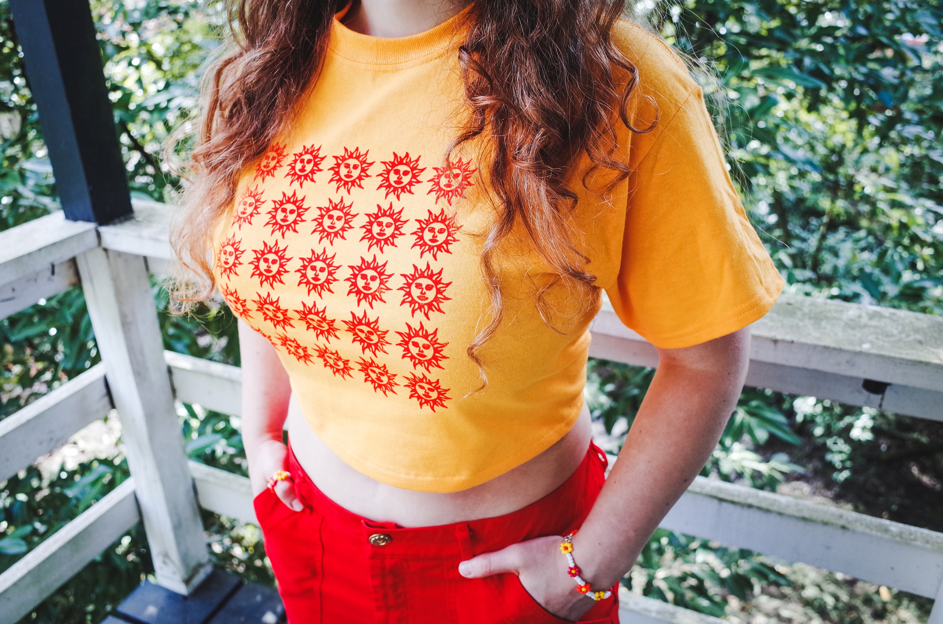 ★ADERERROR★ Flut cropped tshirt Orange Ader Error Orange Flut T-shirt | ModeSens
