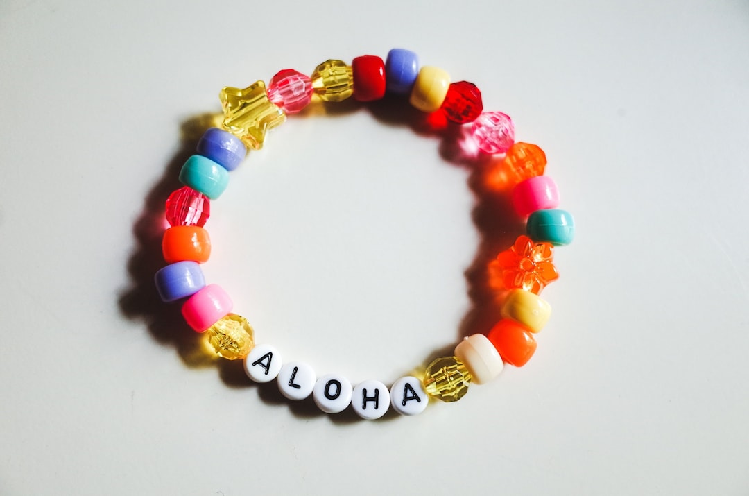 【VINTAGE HOLLYWOOD】[2SET] Tropical Candy Beads Bracelet 71pMzAuhhKL.jpg