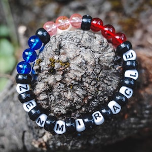 ZEN MIRACLE Dharma Bums Bracelet, Buddhist Beat Generation Poetry Friendship, Spiritual Meditation Healing Kandi Pony Bead Gift