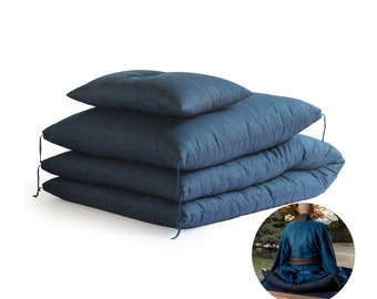 Zabuton for Rinzai Zazen Meditation, Zen, Meditation, Japanese Cushion, Hand Made by Futon Craftsman