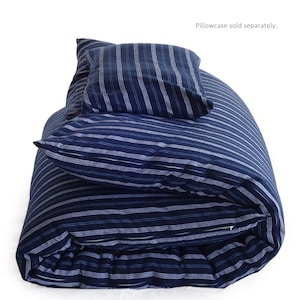 Cover for Shikibuton, Japanese Shiki Futon Cover – Enshu Weave Textile Shima Stripes , Cover Fabric Only