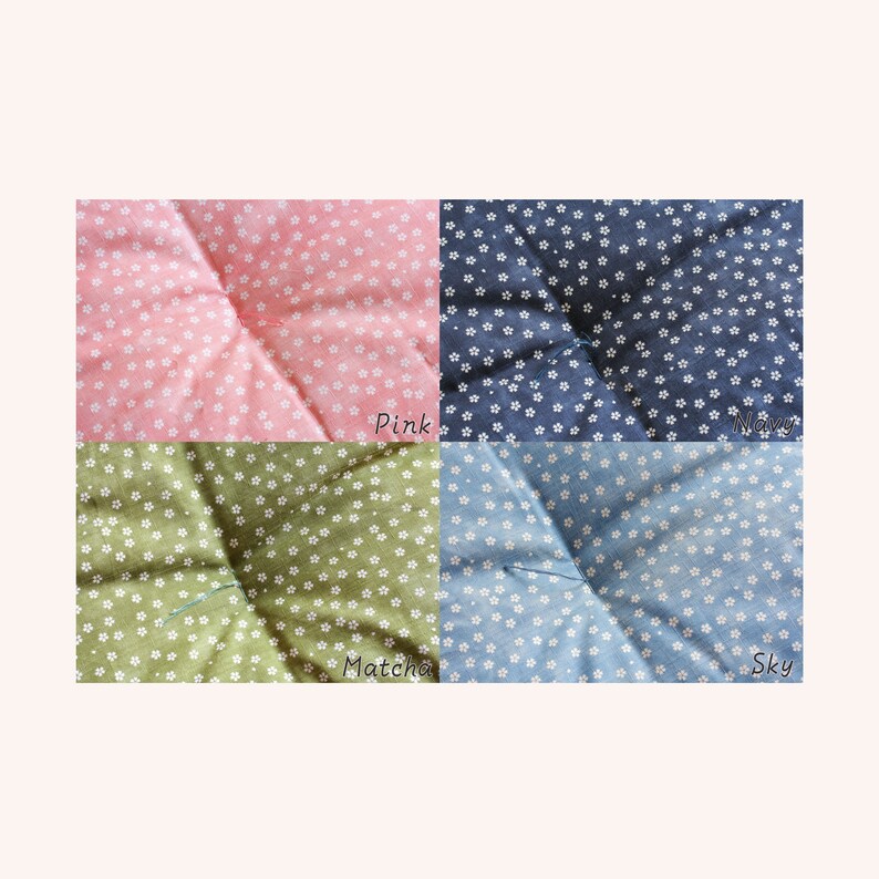Japanese Futon Mattress Organic Cotton Filling sakura Etsy
