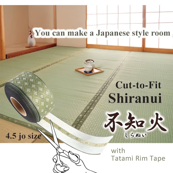 Tatami Edge Tape Blue Herringbone Tatami Edge Tape Blue Herringbone