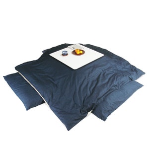 Japanese Kotatsu Futon Quilt and Zabuton, For Square Kotatsu Table, Makes a Gorgeous Kotatsu Room, Hand made by Futon Craftsman
