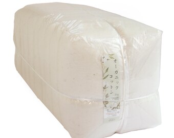 GOTS zertifiziertes Bio-Baumwollvlies Bündel, 3kg für Handarbeiten