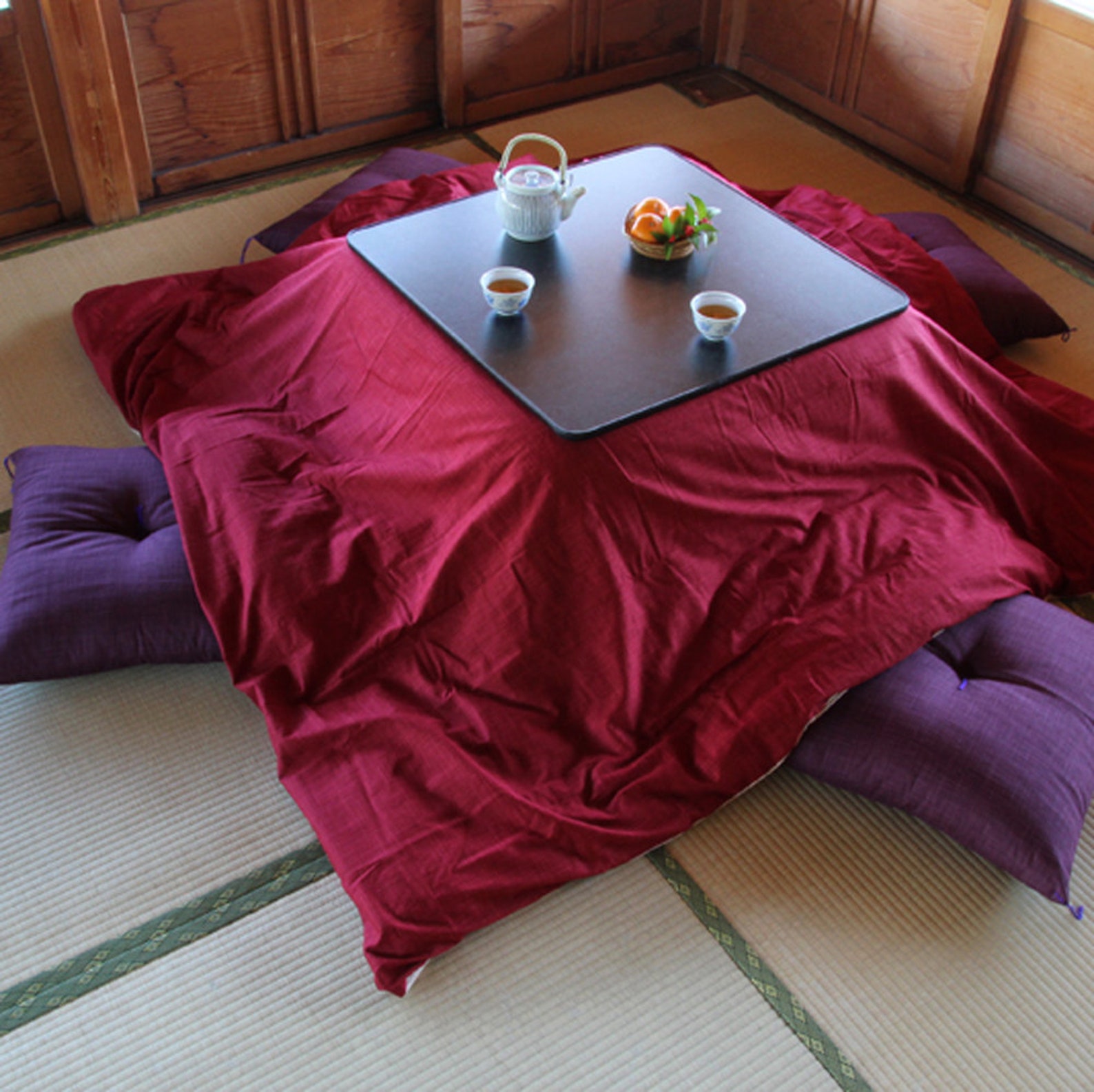 Cover for Kotatsu Futon Kotatsu Quilt Cover Square Type Etsy