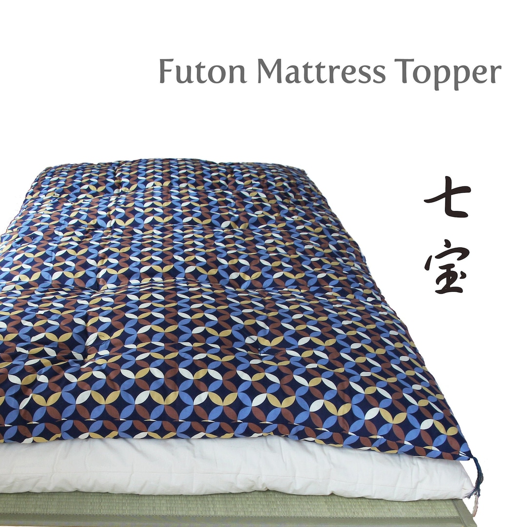 Japanese Futon Mattress Topper Futon Topper Thinner Etsy