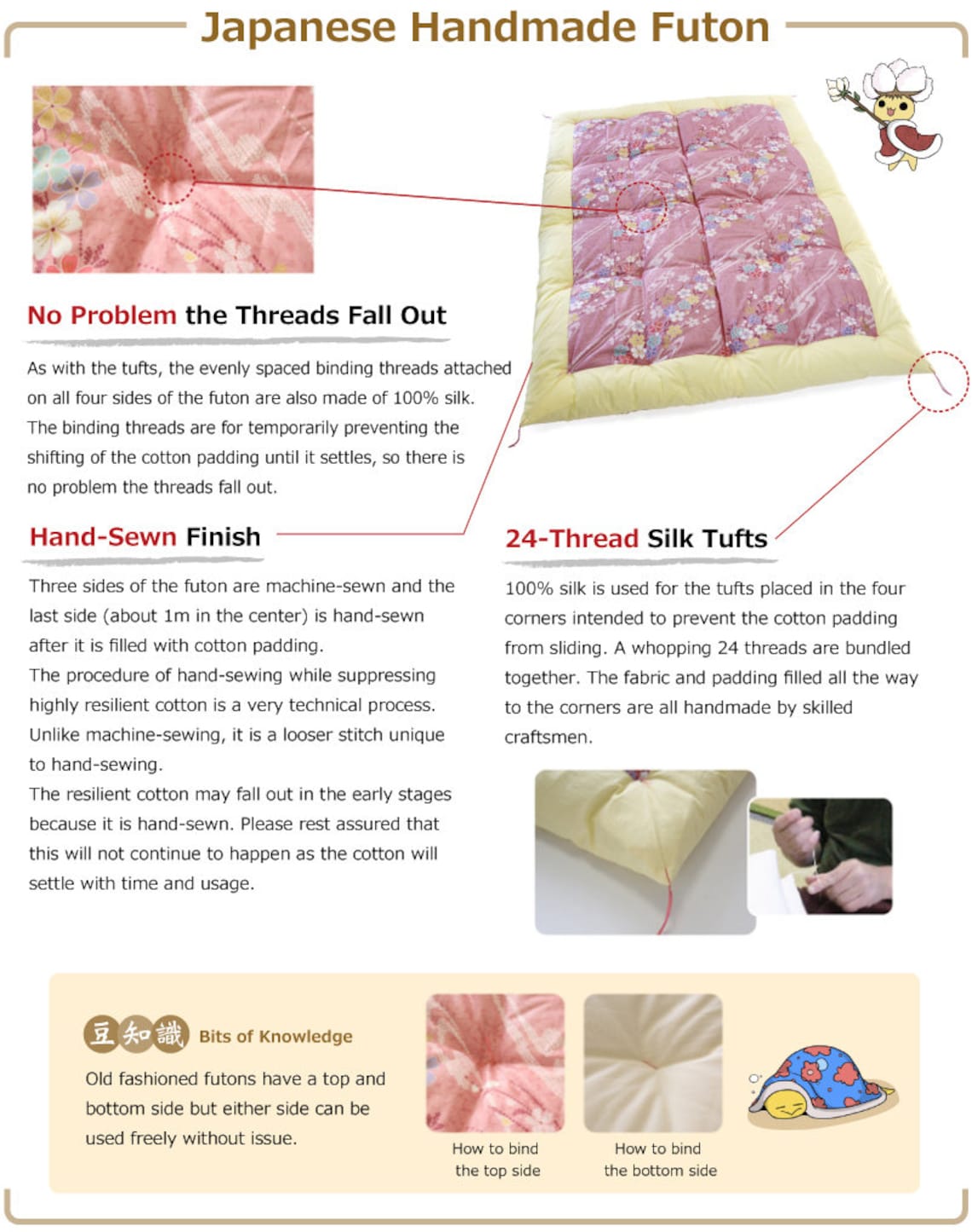 Japanese Kake Futon standard Weight Futon Quilt Organic Etsy