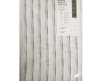 Shikibuton-Bezug, japanischer Sashiko-Streifen, Enshu-Baumwolle