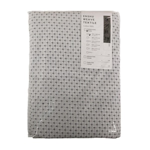Cover for Shikibuton, Japanese Shiki Futon Cover – Enshu Weave Textile CROSS, Yarn Dyed Cotton Fabric, Cover Fabric Only