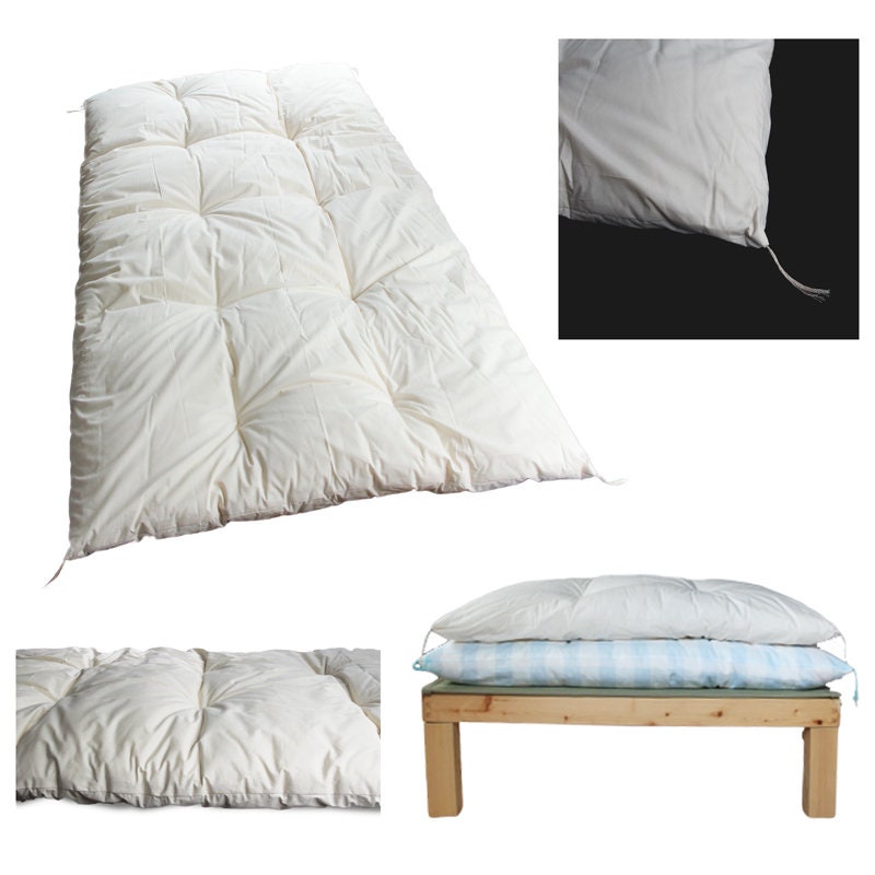 Japanese Futon Mattress Topper Futon Topper Thinner Etsy