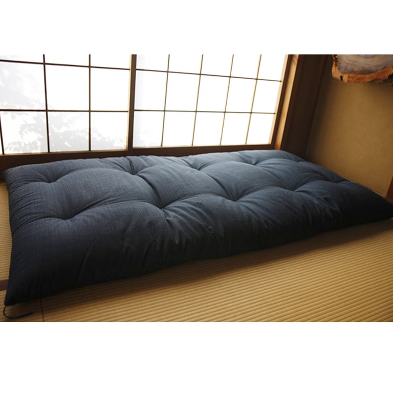 Japanese Futon Shikibuton Shiki Futon Organic Cotton Etsy
