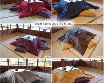 Handmade Nagomi Cotton Kotatsu Quilt Cover, Square/Rectangle