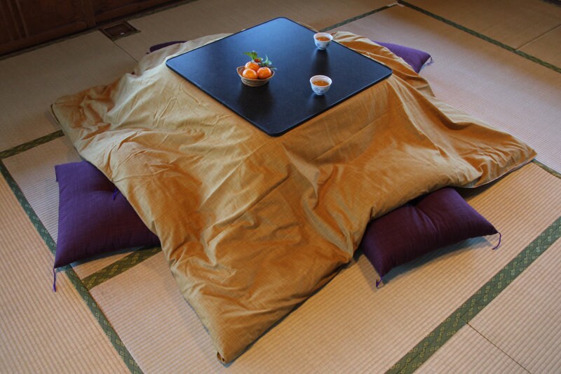 Kotatsu Futon, Kotatsu Quilt, Natural Cotton Filling, Square Type,  Rectangle Type, Warabe Pattern, Hand Made by Futon Craftsman -  Israel
