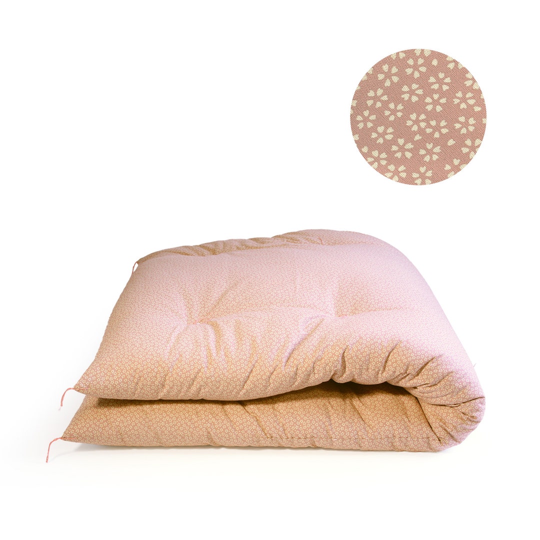 Japanese Futon, Shikibuton, Shiki Futon, Natural Cotton Filling, Hand