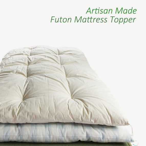 Japanese Futon Topper Thinner Shikifuton Organic or Non organic