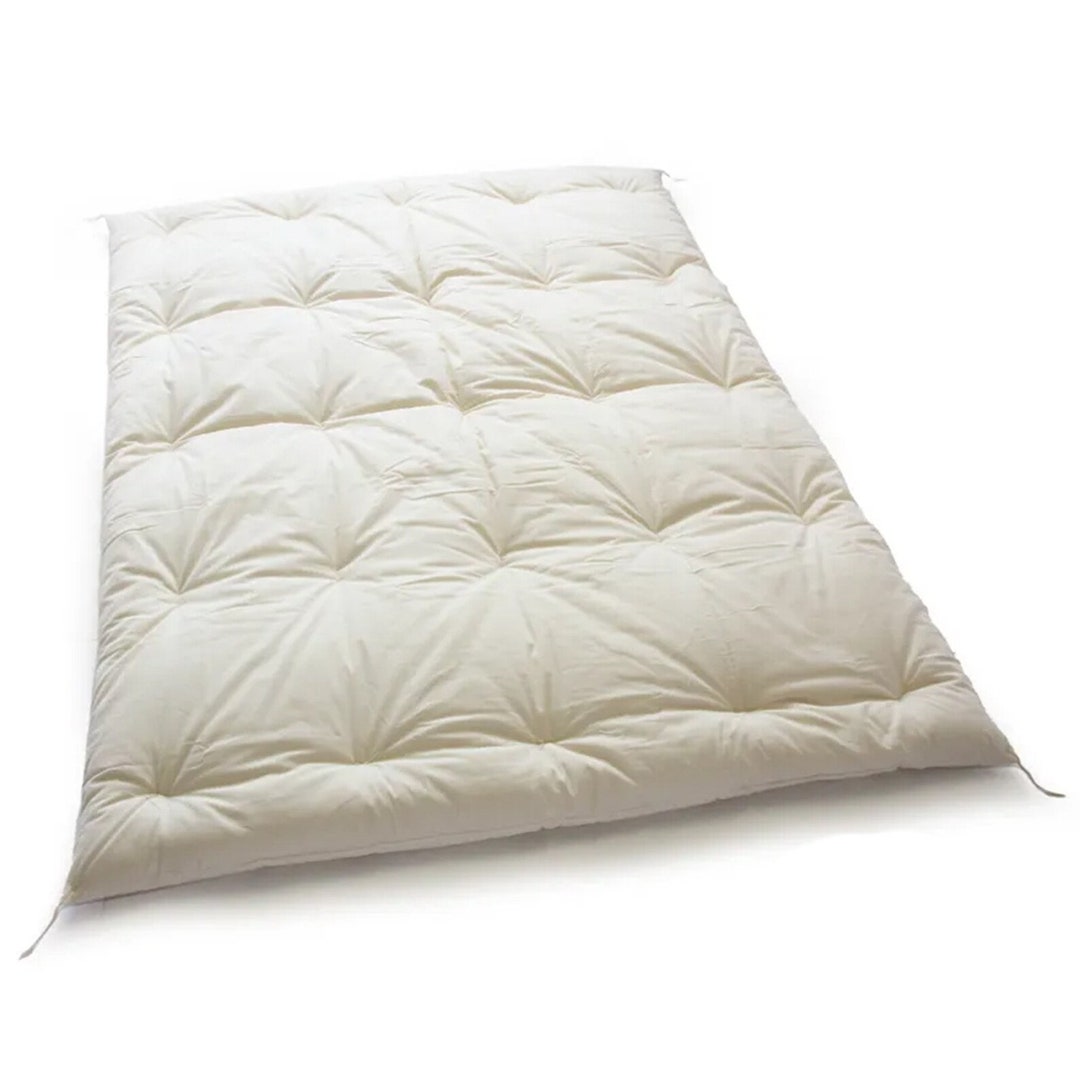 Japanese Kake Futon standard Weight Futon Quilt, Organic Cotton Fabric
