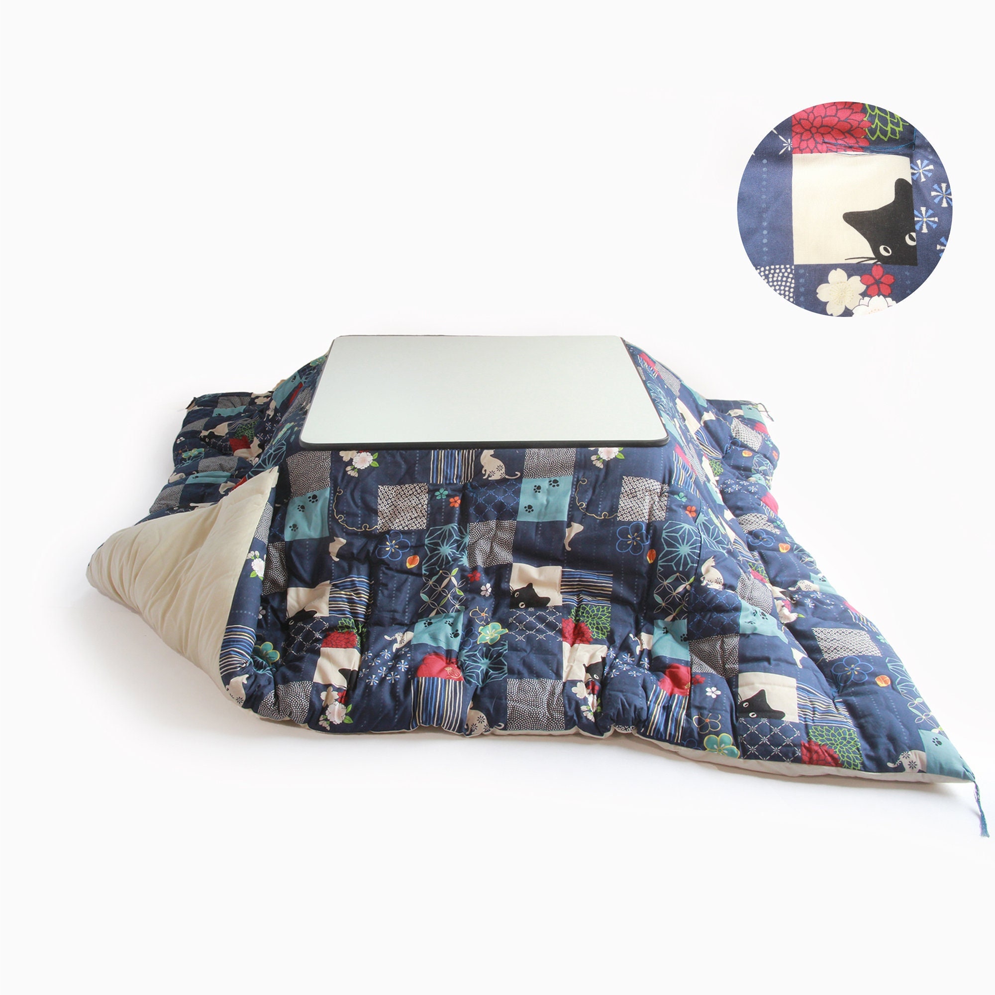 Japanese Futon, Shikibuton, Organic Cotton Filling, Oda Wazarashi