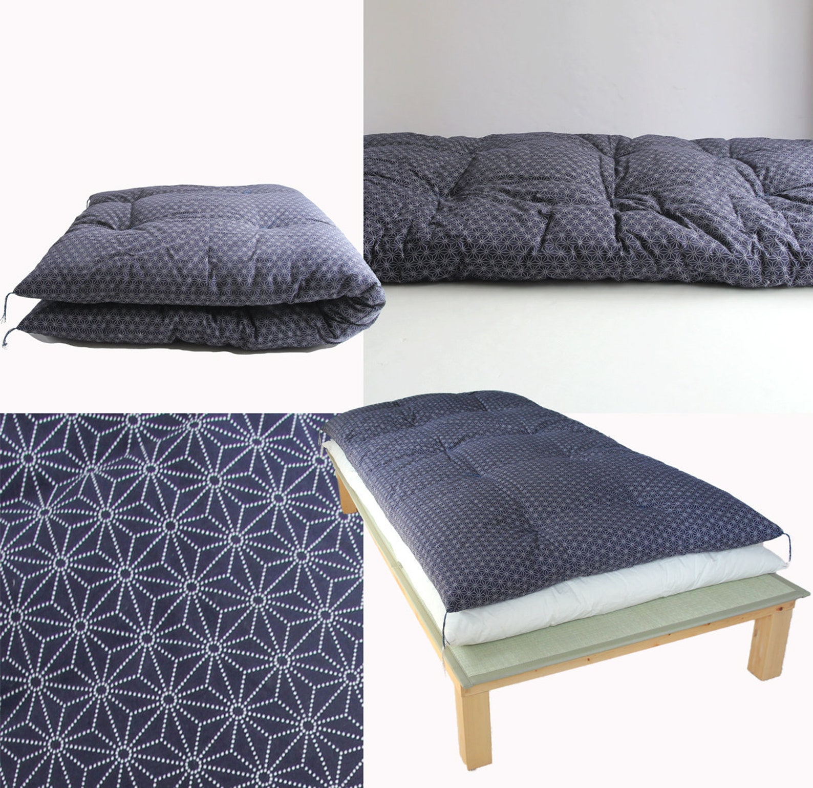 Japonesa futón colchones topper futón topper shikifuton más Etsy