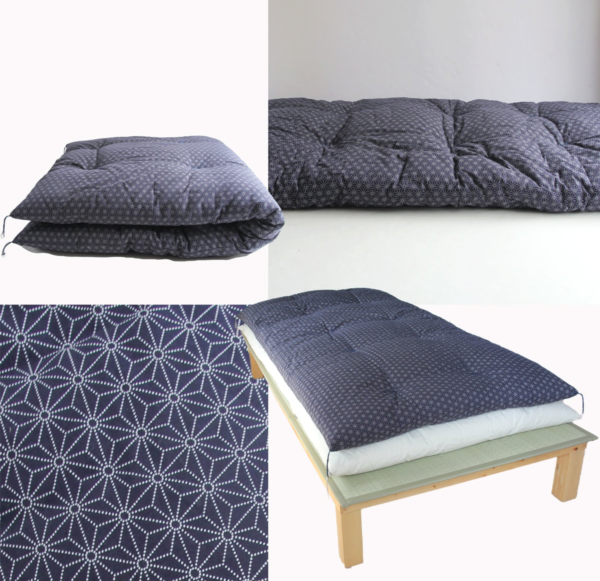 Japanese Futon Mattress Topper Futon Topper Thinner Etsy