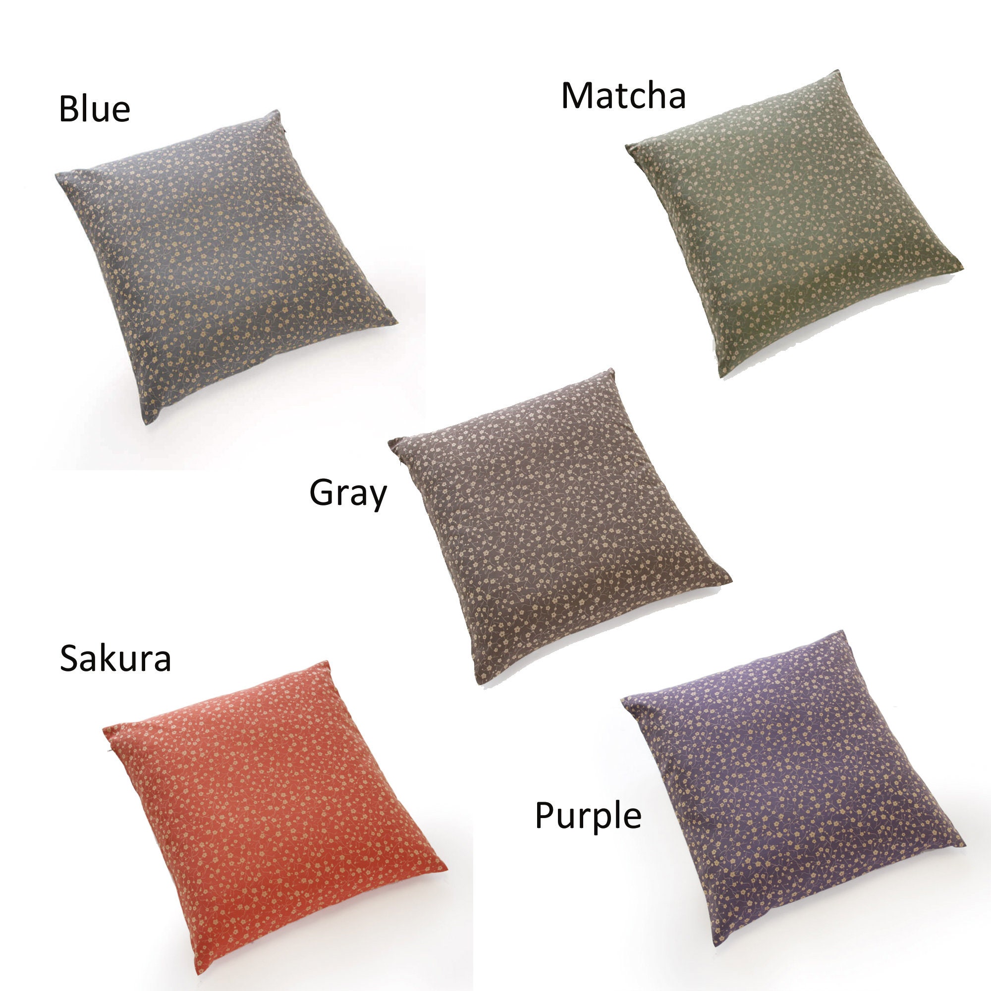 Cushion Inner and Cover Zabuton Standard Meisen Etsy