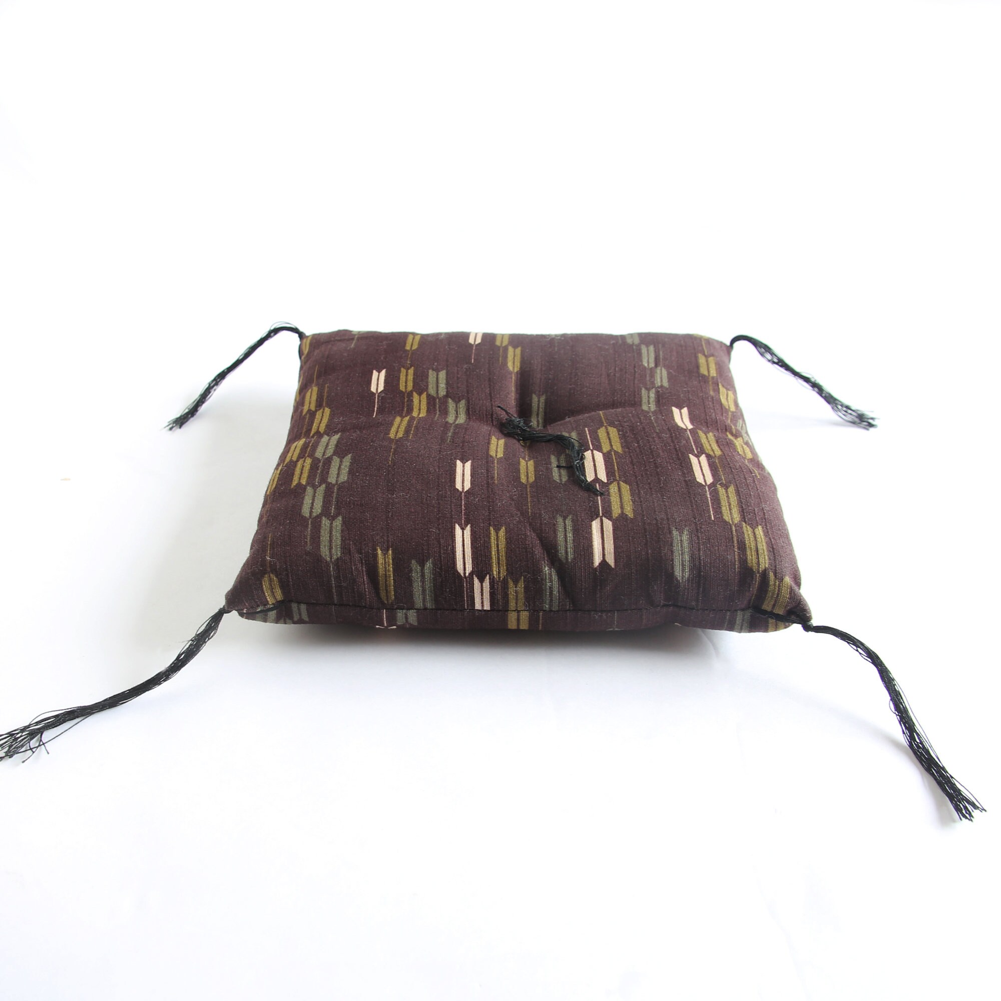 Japanese Cushion Mini Zabuton Yabane pattern Etsy