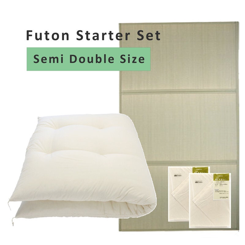 Futon Starter Set Semi Double Size 4 Items Organic Futon Etsy