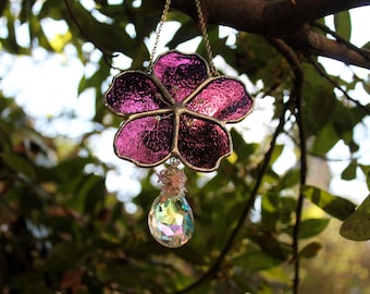 Stained glass * sakura * sun catcher