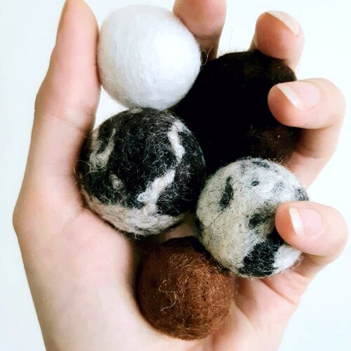 Caterpillar Rabbit Fur Pom Pom Cat Toy Etsy