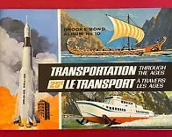 Transportation Through The Ages - by Brooke Bond Canada limited - 1967 - 48 in set - Text in English & French