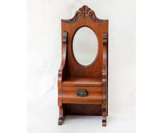 Mahogany wall sale cabinet