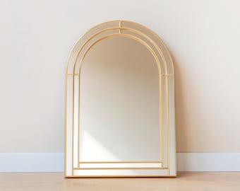 Audoux-minet Twisted Rope Mirror - Vintage 1950s French Riviera